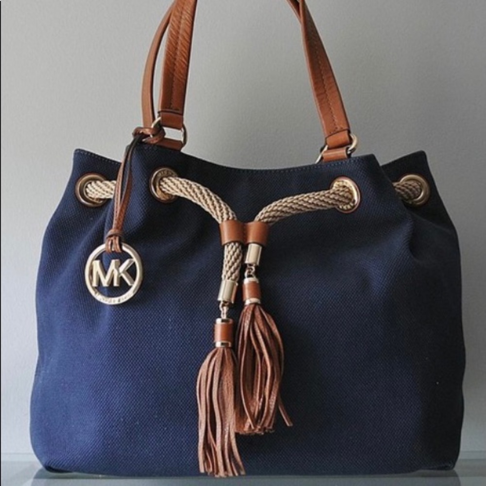 Michael Kors Denin & Leather Bag
